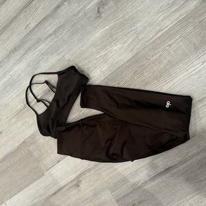 dark brown alo set